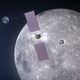 Artists’ concept of the Lunar Gateway power and propulsion element.